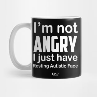 Resting Autistic Face Mug